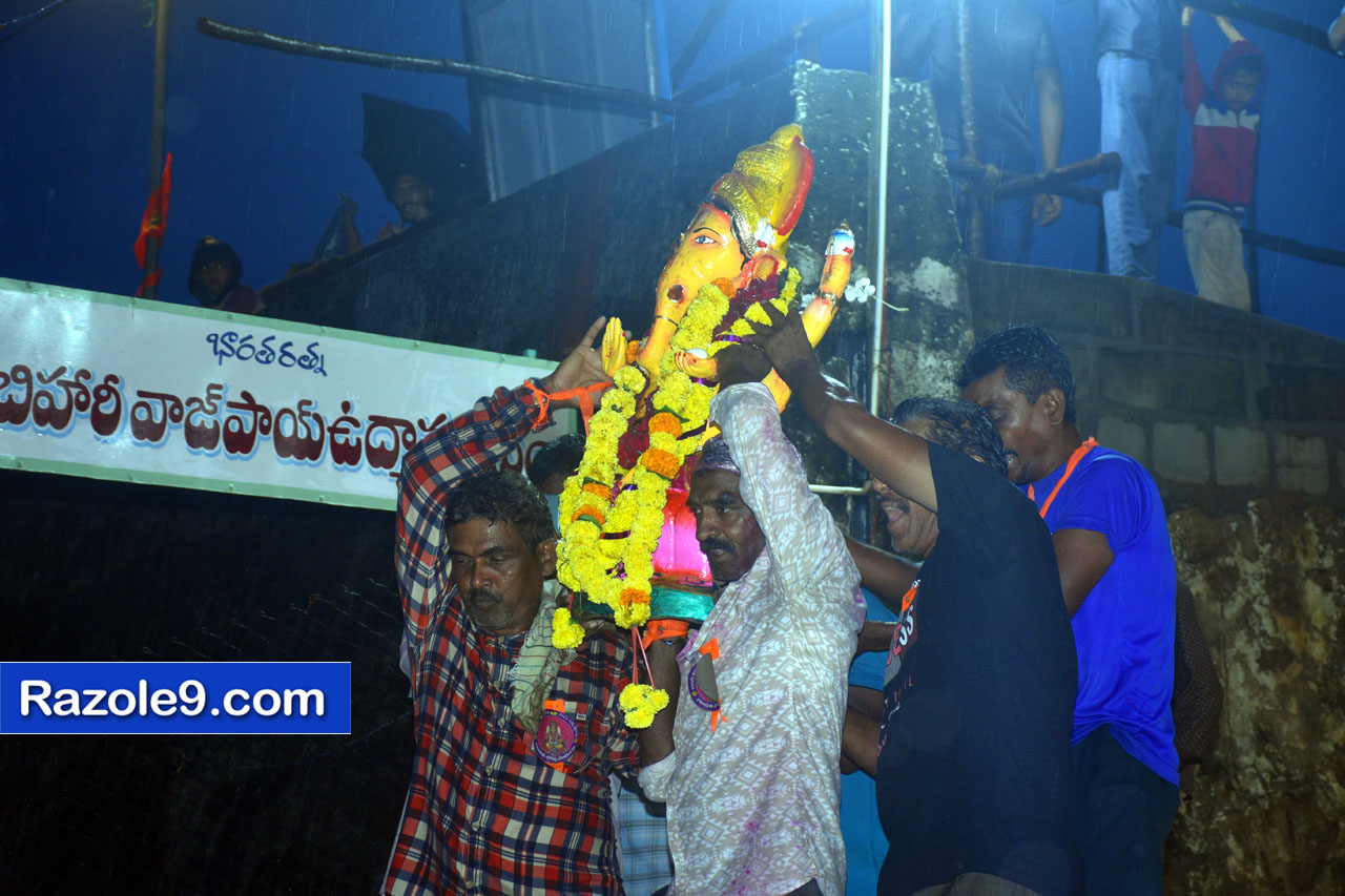 Razole Taluka Ganesh Nimajjanam